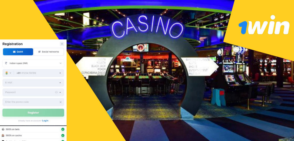register at 1win online casino